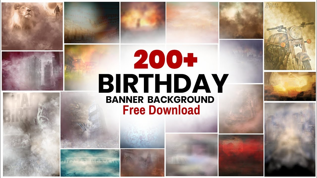 Birthday Banner Editing Background Free Download | Banner Material Download  | PicsArt editing | - YouTube