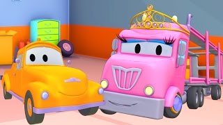 Oficina de Pintura do Tom: Flavy é princesa Charlotte | Desenhos animados de caminhão para crianças
