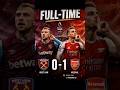 Trossard Strikes Late ,Arsenal One Step Closer to the Title#Arsenal #WestHam #PremierLeague #Shorts