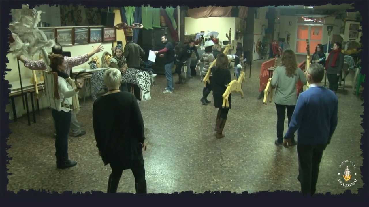 MAKING OFF PRESENTACIÓ FALLA ARTURO MAS 2013