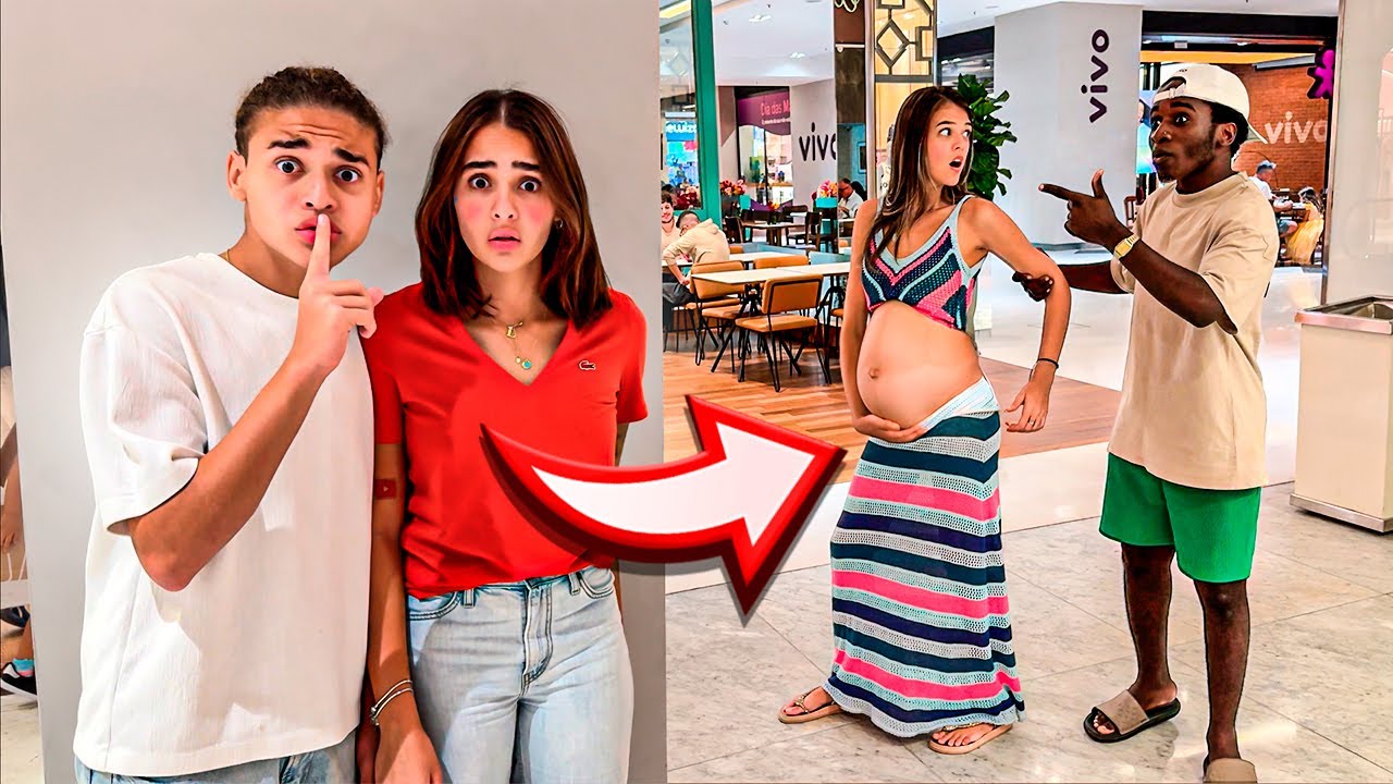 ALGUÉM SEGUIU A  MARIANA GRÁVIDA NO SHOPPING... É O CRIA 😱😱😱