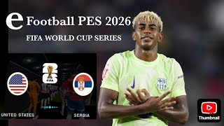 Can USA Win Fifa World Cup!! | efootball PES 2026 PPSSPP Android Online PS5 Camera - Knockout Stages