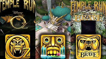Temple Run Oz Vs Temple Run 2 Enchanted Palace Vs Temple Run Brave - Endless Run Game Play