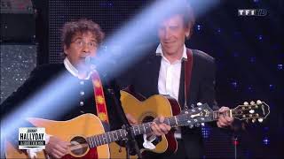 ELVIS PRESLEY PAR JOHNNY HALLIDAY & LAURENT VOULZY & ALAIN SOUCHON   Love me tender   TF1 LA SOIREE