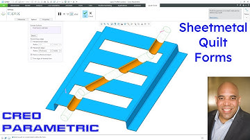 Creo Parametric - Sheetmetal | Quilt Forms