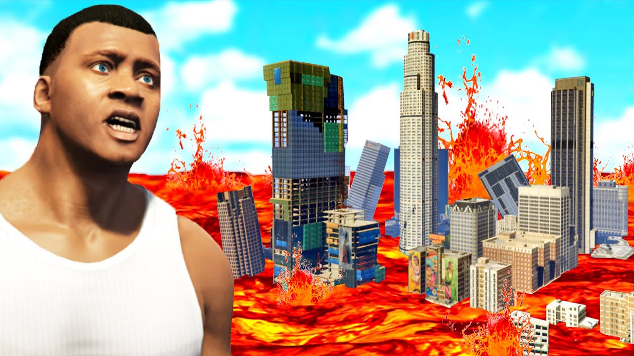 GTA 5 der BODEN ist LAVA CHALLENGE! 🔥