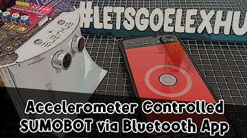 Accelerometer-Based SUMOBOT Control via Bluetooth App