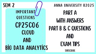 CP25C06 Cloud and Big Data Analytics