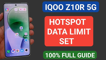 IQOO Z10R me hotspot data limit kaise set kare