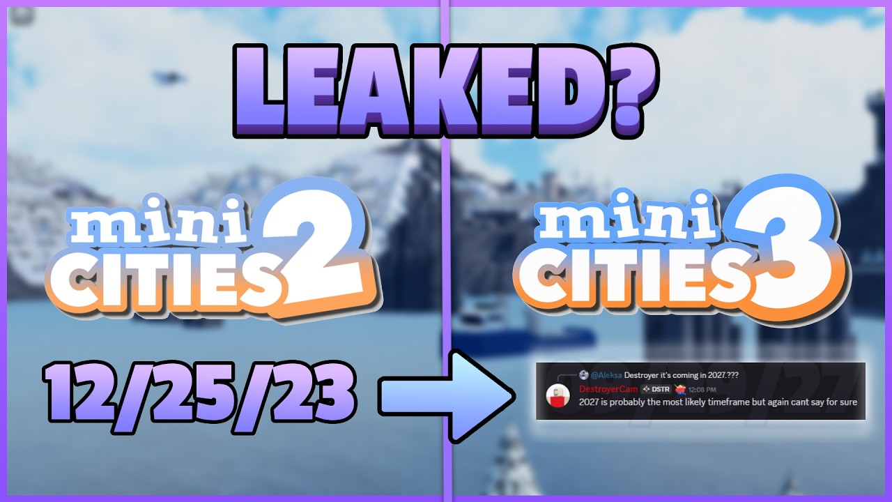 When Will Mini Cities 3 Roblox Release?