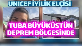 Tuba Büyüküstün Deprem Bölgesinde