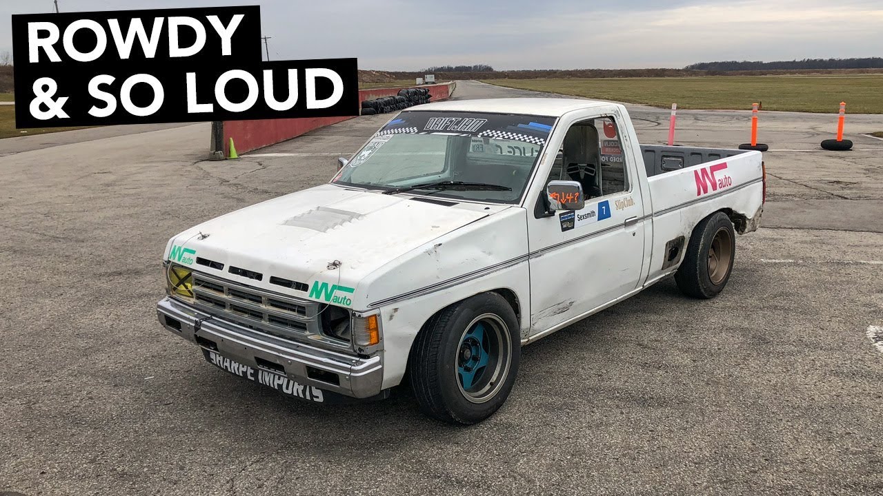 Nissan Hardbody Drift Truck Track Review - YouTube Music.