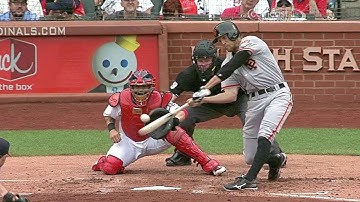 SF@STL: Pence smacks an RBI double in the third