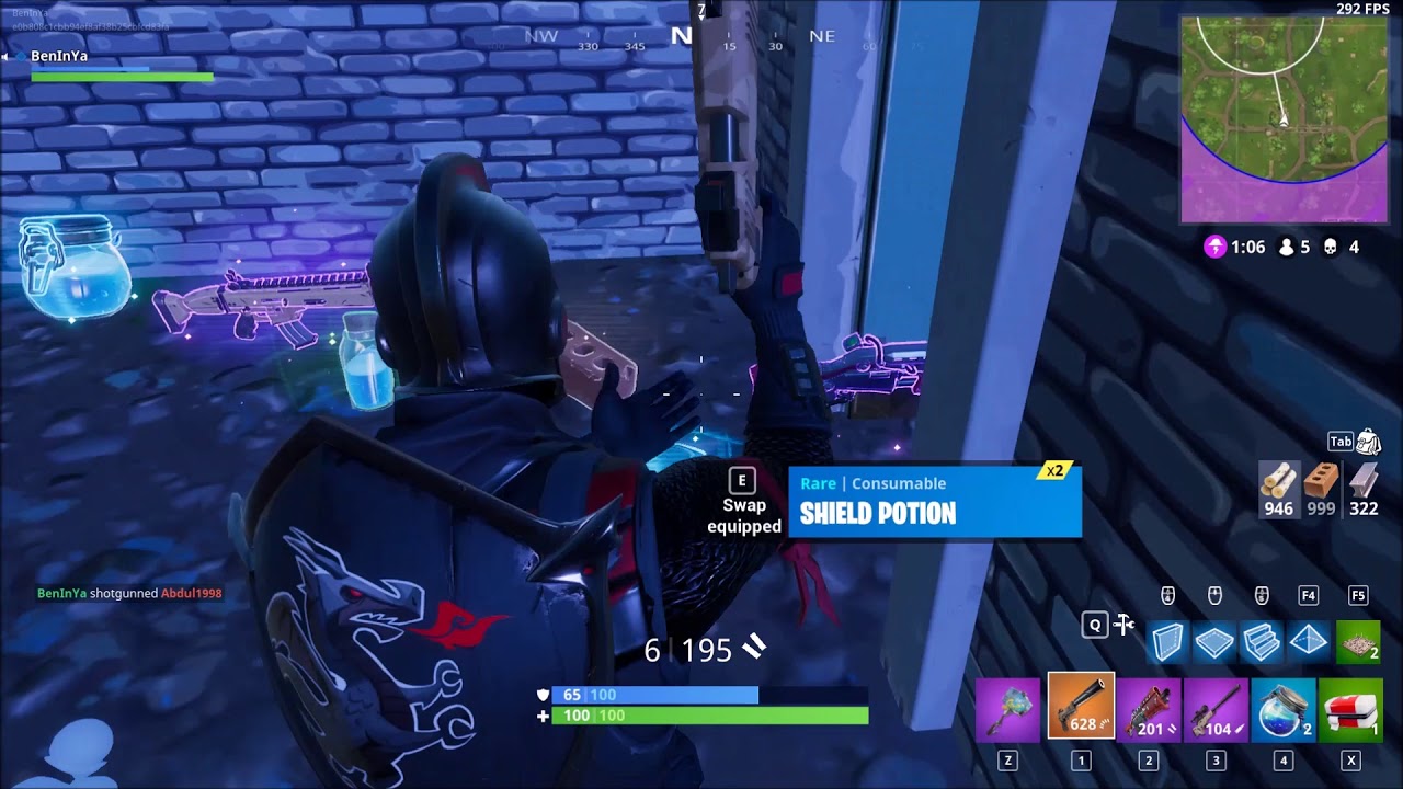 First Black Knight Solo Win w/ 7 Kills (Fortnite Battle Royale)