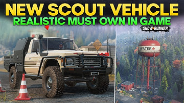 New Must Own Scout Vehicle Trail Cruiser UTE in SnowRunner with Lots of Add-ons You Need Try