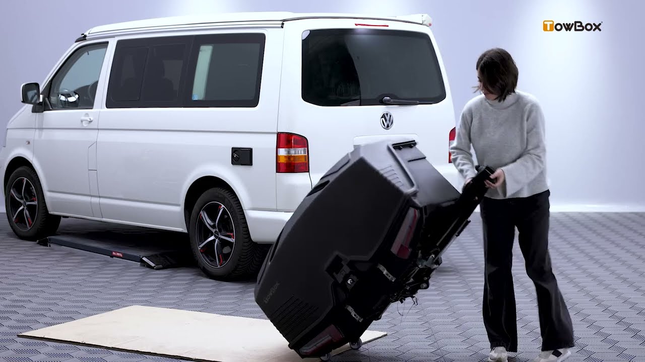 TowBox V5 Swing – das Platzwunder für Urlaub & Alltag | auf die Anhängerkupplung | Rameder 💚