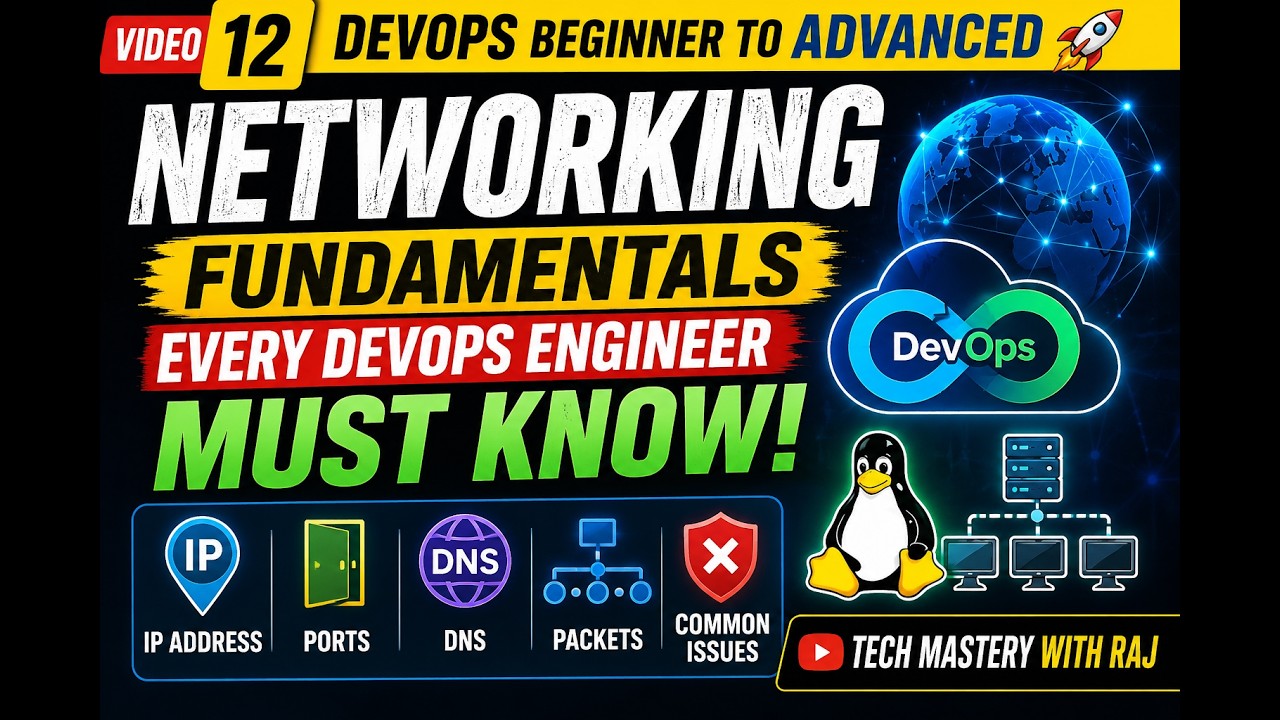 Networking Basics Every DevOps Engineer Must Know | IP, DNS, Ports ...