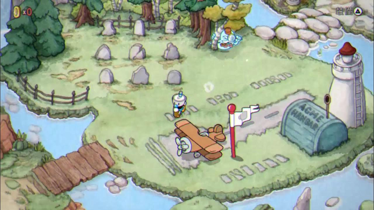 Cuphead 1 остров. Загадка с кладбищем в капхед. Cuphead кладбище. Игра cuphead 2. Cuphead кладбище.