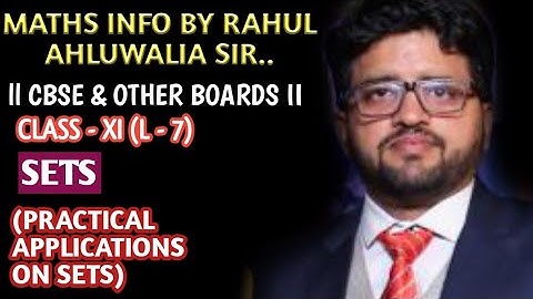 PRACTICAL APPLICATIONS OF SETS