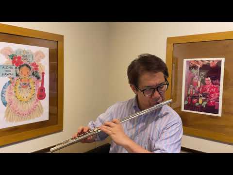 藤野年喜 Flute 「この道によりて」（魔笛より）W.A.モーツァルト K.620