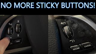 Fix your Sticky Buttons on  your Sports Car for $10 ???  Yep.