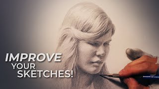 How to Shade your Portrait Sketches - The 100 Heads Challenge - Part Two