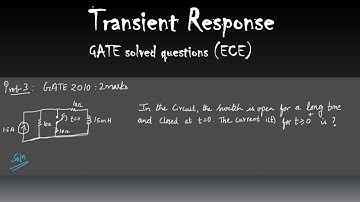 Transient (Inductor) | Switch is closed at t=0 | i(t) @ t=0+ | GATE 2010 | 2m