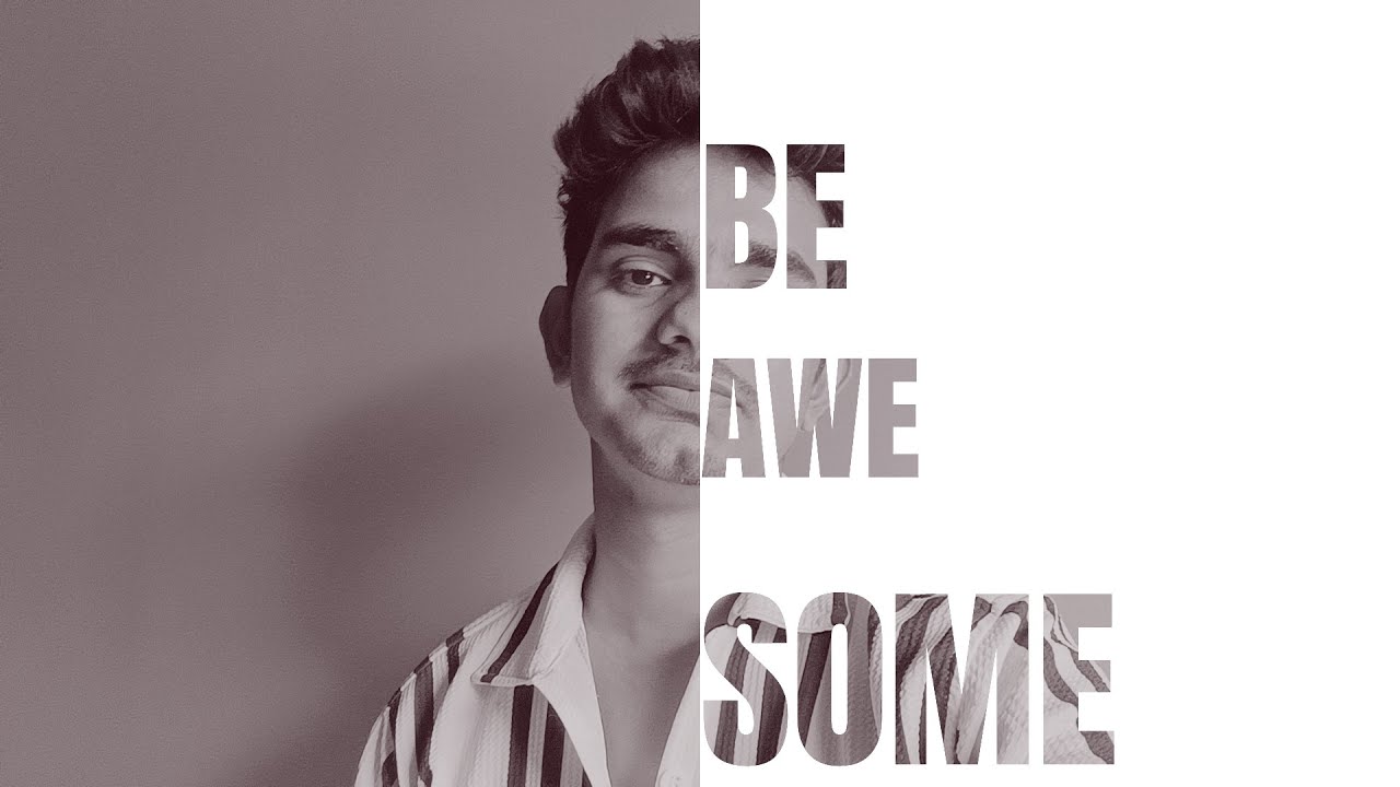 Create Stunning Half Face Text Art in Minutes – No Photoshop Needed! Only In Canva In Hindi 2025