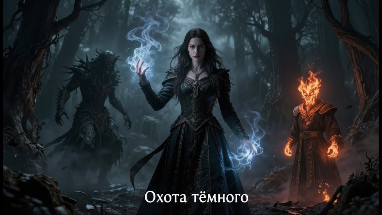 ❤️‍🔥ПОЛНАЯ АУДИОКНИГА💀ОХОТА ТЁМНОГО💀ЛЮБОВНОЕ ФЕНТЕЗИ❤️‍🔥