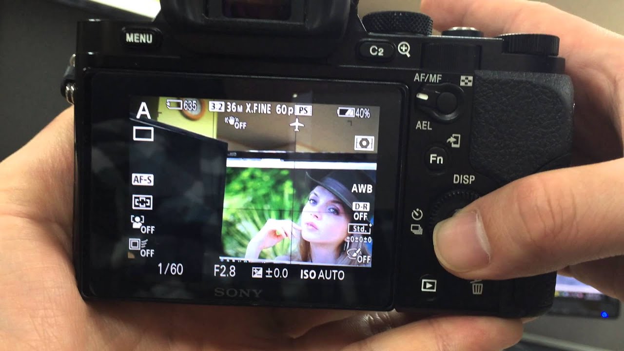 SONY A7R Eye AF test YouTube