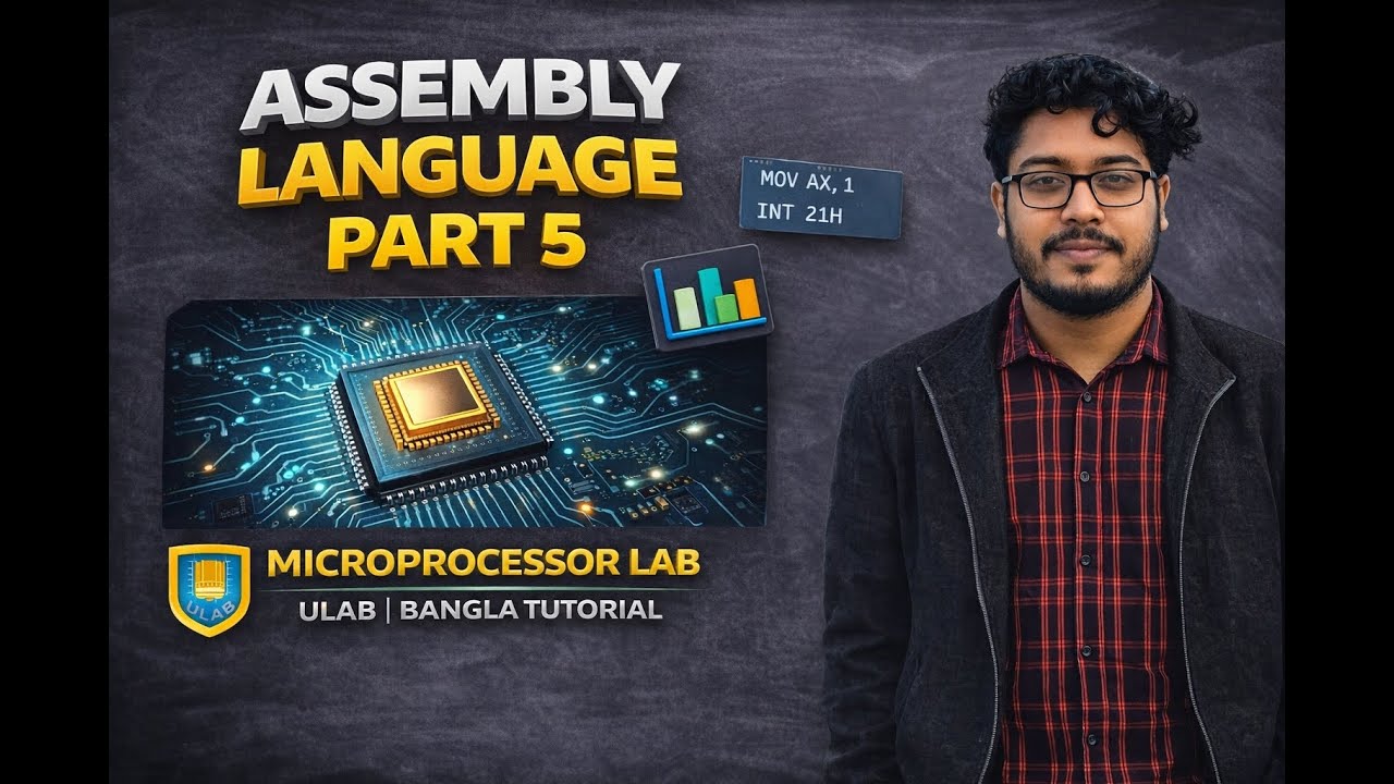 Assembly Language Part 5 | Microprocessor Lab | ULAB | Bangla Tutorial ...