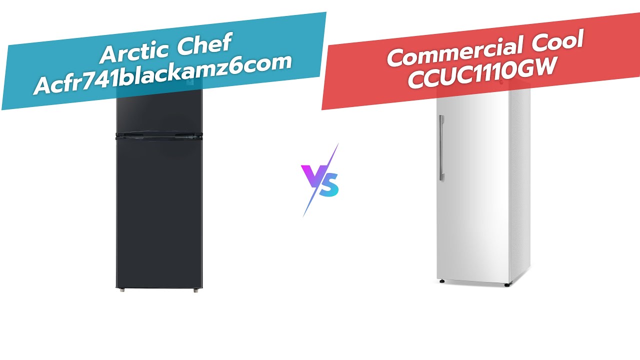 Сравнение холодильников: квартирный холодильник ARCTIC CHEF объемом 7,5 куб. футов против коммерч...