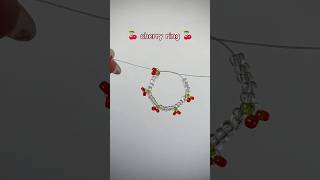 Famous cherry ring 🍒🌸 #diy #beads Profile