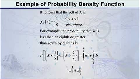 Topic008 - Probability Density Function (PDF) | Probability Distributions | STA642_Topic008