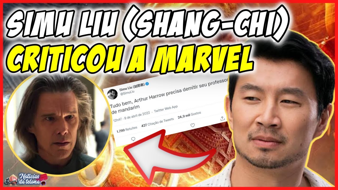 Simu Liu, estrela de filme da Marvel, é criticado na China por entrevista  de 2017