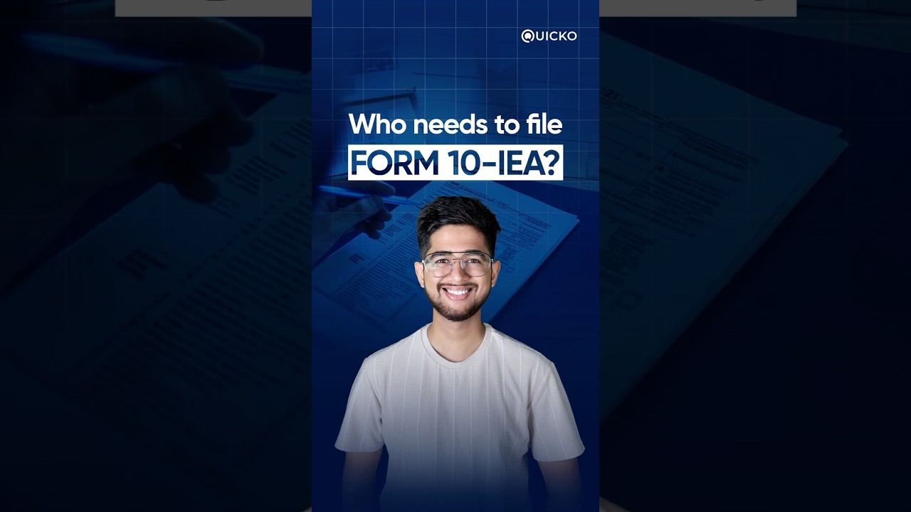 When to file Form 10-IEA to switch regime?