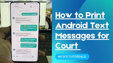 How to Print Text Messages from Android for Court or Other Legal & Archiving Purposes (2 Ways)
