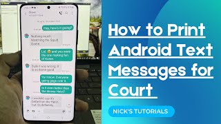 How to Print Text Messages from Android for Court or Other Legal & Archiving Purposes (2 Ways) screenshot 1