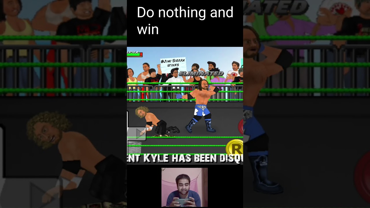 Do nothing and win | Wrestling Revolution 2D | GameKamra 