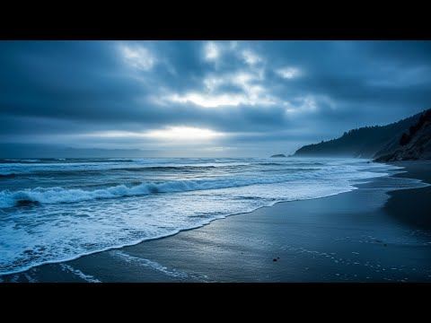 Spiritual Ocean Waves at Night – Deep Meditation & Healing Energy for Inner Awakening