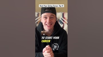 How To Start Your Acting Career With No Experience | Tip #1