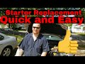2007 Chrysler Pacifica Starter Replacement Easy Step by Step