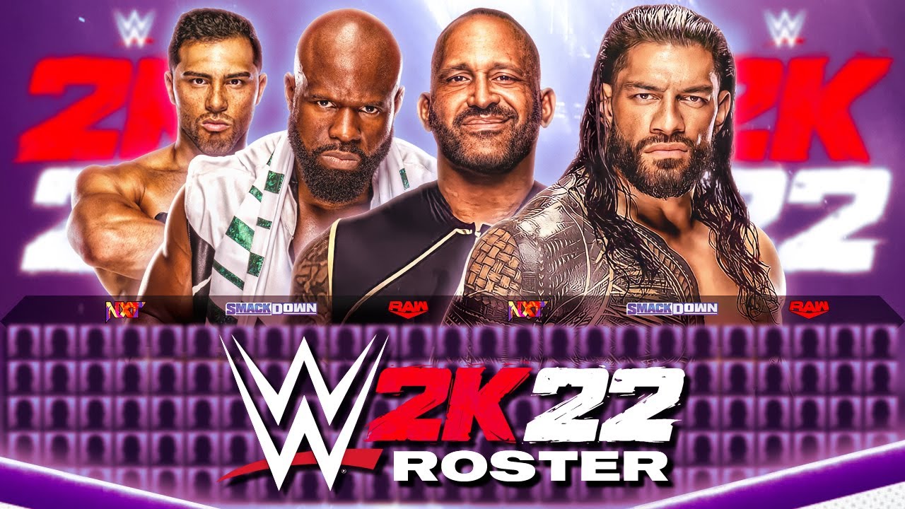 What is the rating of Superstars on the WWE 2K22 roster?
