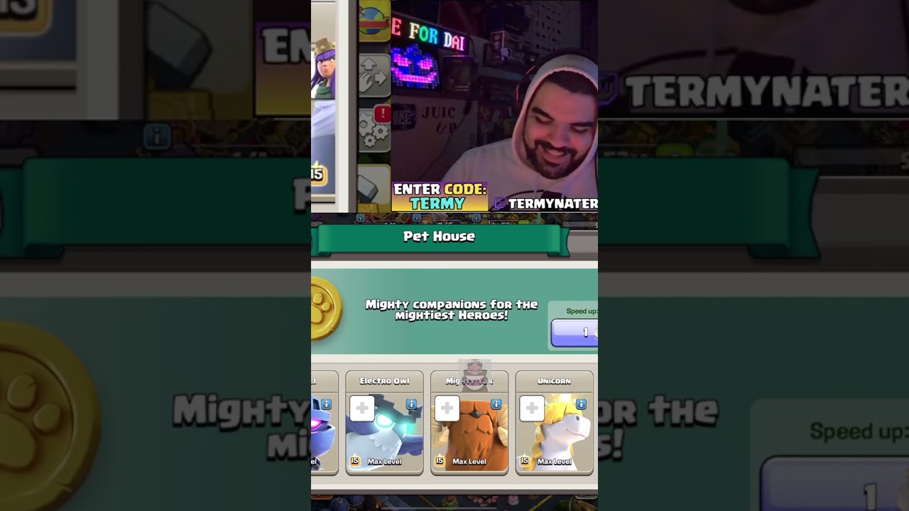 What if Pets got Equipment in Clash Of Clans?