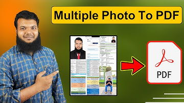 মোবাইল দিয়ে JPG থেকে PDF || How To Convert multiple JPG to PDF in Bangla