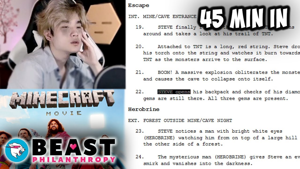 Reading The Entire Minecraft Movie Script, But When Chicken Jockey ...