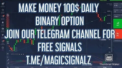 Best TELEGRAM channel binary option signals.. Supported all brokers.. Make money