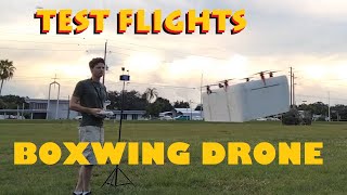 Boxwing FPV drone test flights