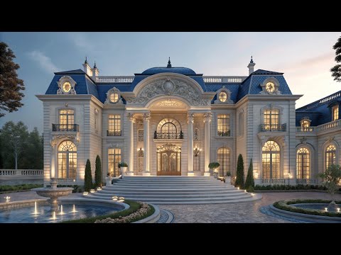 The Royal Blue Estate A Timeless French Baroque Dream Mansion Of Ultimate Luxury 