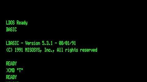 Load tape from TRS80 model1 DOS
